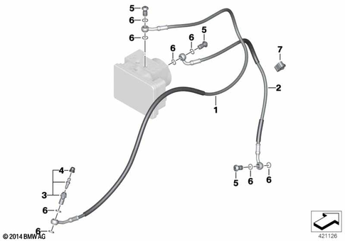 Brake Lines for 2019 BMW-Motorrad S 1000 XR #3
