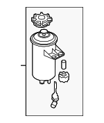 32416752963 - Steering: Reservoir Assembly for BMW: 525i, 530i, 545i, 645Ci, 745i, 745Li, 750i, 750Li, 760i, 760Li Image
