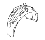 51719627874 - : Splash Shield for BMW: 430i, 430i xDrive, M440i, M440i xDrive Image