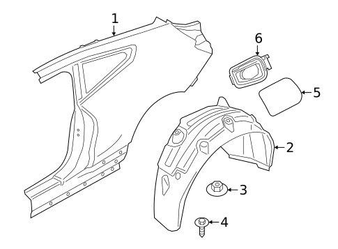 Quarter Panel & Components for 2024 BMW 430i xDrive #0