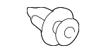 90467A0007 - Body: Step Plate Clip for Toyota: Avalon, Camry, Matrix, Sienna, Tundra Image