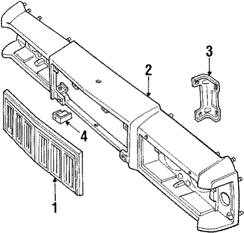 Front Panel for 1985 Mercury Grand Marquis #0
