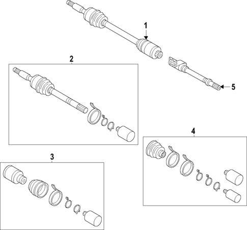 Axle Shafts & Joints for 2023 Kia Telluride #0
