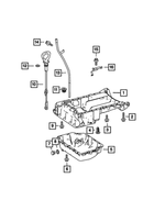 68047503AB - : Oil Pan, Upper for Mopar Image