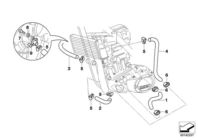 11517657461 - : Hose Clamp for BMW-Motorrad Image