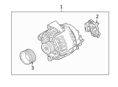 Alternator for 2009 BMW X5 #1