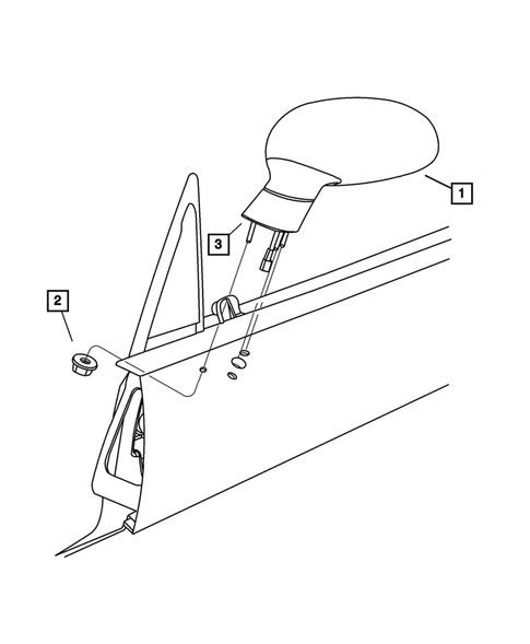 Exterior Mirror for 2008 Dodge Viper #0