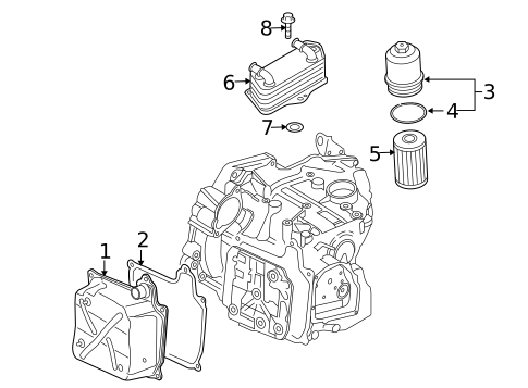 Automatic Transmission for 2009 Volkswagen Passat #1