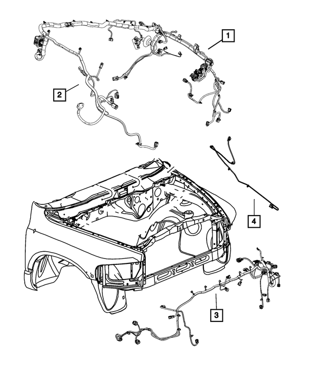 68032540AE - : Dash Wiring for Mopar Image