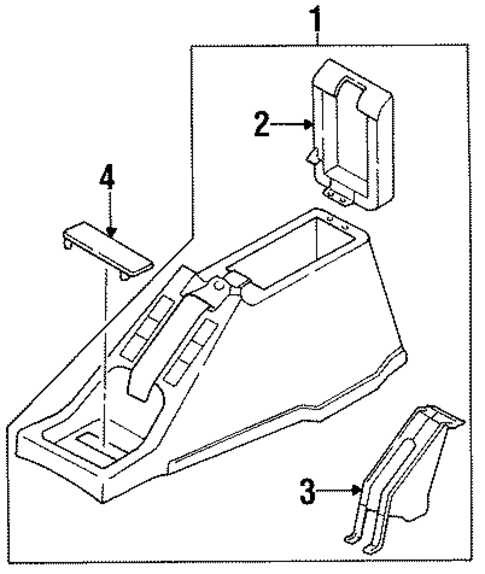 Center for 1995 Nissan Pathfinder #1