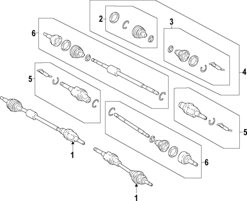 Axle Shafts & Joints for 2020 Ford EcoSport #0