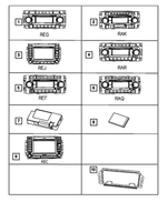 5091509AH - Instrument Panel and Radios and Consoles: Am/fm With Cd And Equalizer Radio for Mopar Image