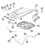 68040243AD - Body Sheet Metal Except Doors: Cowl Mucket for Chrysler: 300 | Dodge: Charger Image