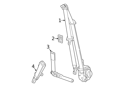 Front Seat Belts for 2019 Chevrolet Volt #0