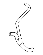 22645555 - Cooling System: Lower Hose for Chevrolet: Malibu | Oldsmobile: Alero | Pontiac: Grand Am Image