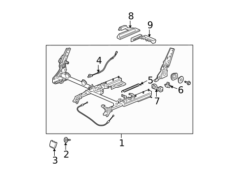 Tracks & Components for 2005 Acura MDX #2