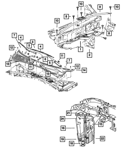 Windshield Wiper and Washer Systems for 2007 Chrysler Aspen #0