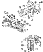 5135061AA - Wiper/Lock Cylinder and Keys: Wiper Pivot And Linkage for Mopar Image