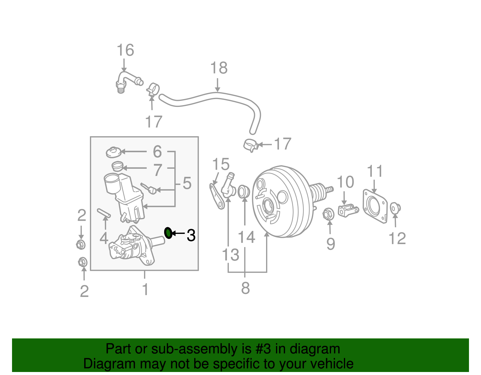 90029-20059 - Brake Master Cylinder O-Ring - 2002-2012 Toyota | OEM ...