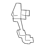 C51350151A - Body: Retaining Bracket for Mazda Image