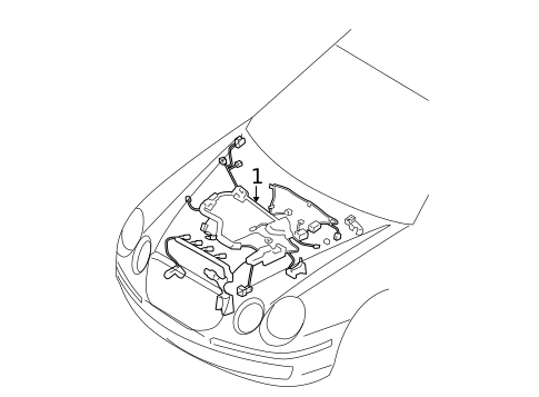 Wiring Harness for 2007 Kia Amanti #0