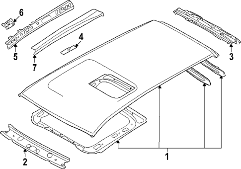Roof & Components for 2025 Subaru Forester #0