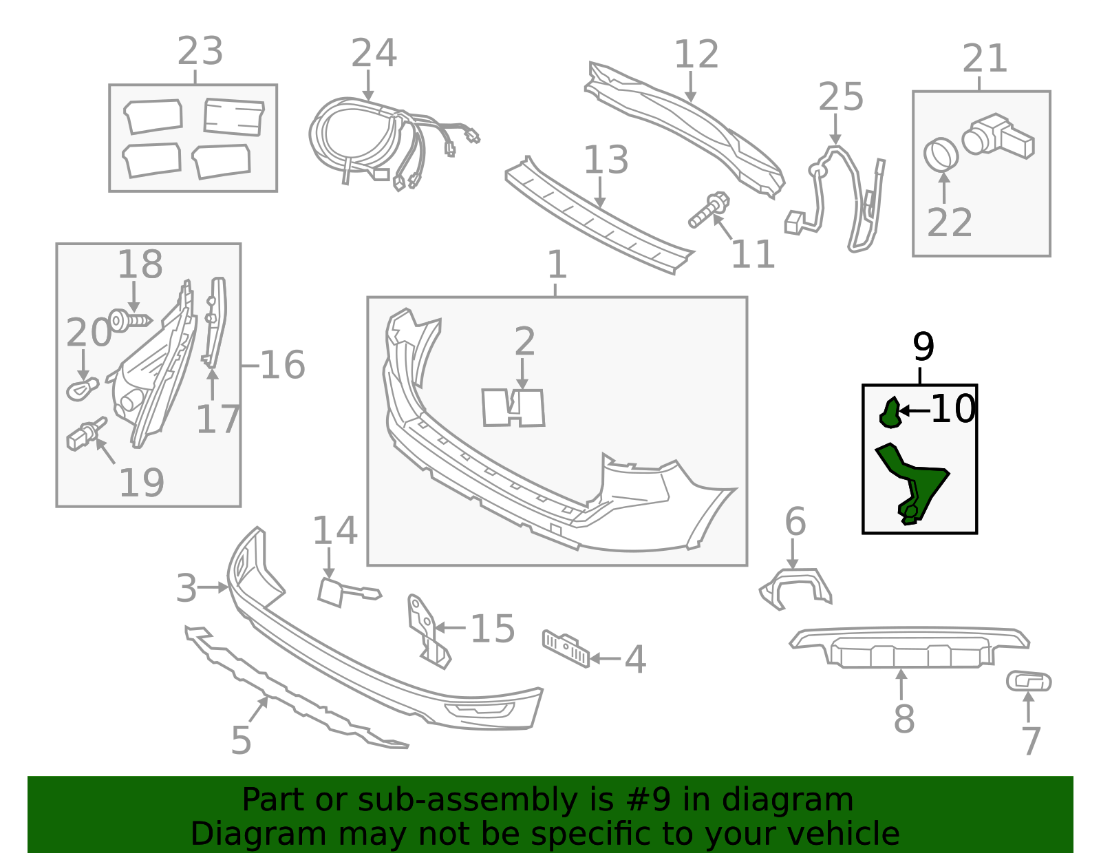 2014-2017 Volvo XC60 Outer Bracket 31323764 | TascaParts.com