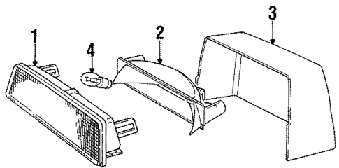 High Mount Lamps for 1985 Volvo 760 #1