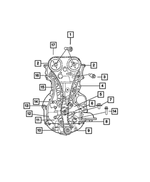 2434825000 - 2.0L Gas; Engine: Bolt, Mounting for Mopar Image