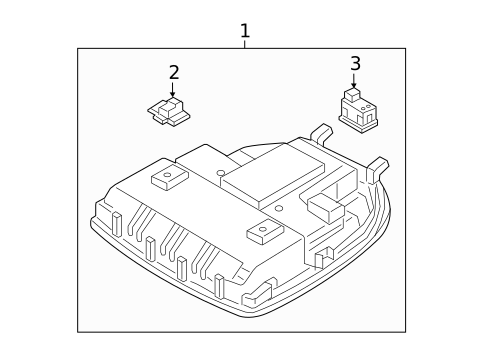 Overhead Console for 2015 Hyundai Genesis #0
