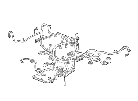 Wiring Harness for 2015 Chevrolet Silverado 2500 HD #0