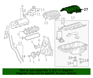 2015-2025 GM Manifold Cover 12724936 | OEM Parts Online