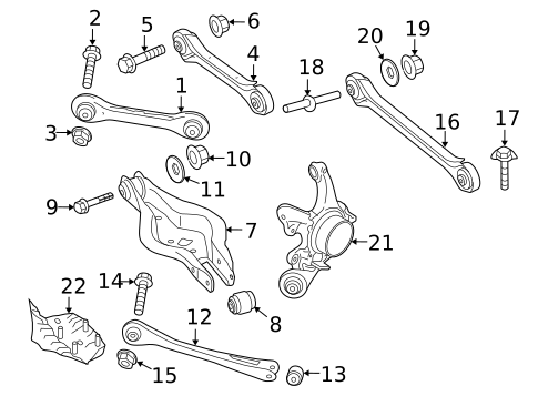 Rear Suspension for 2019 BMW 440i xDrive Gran Coupe #1