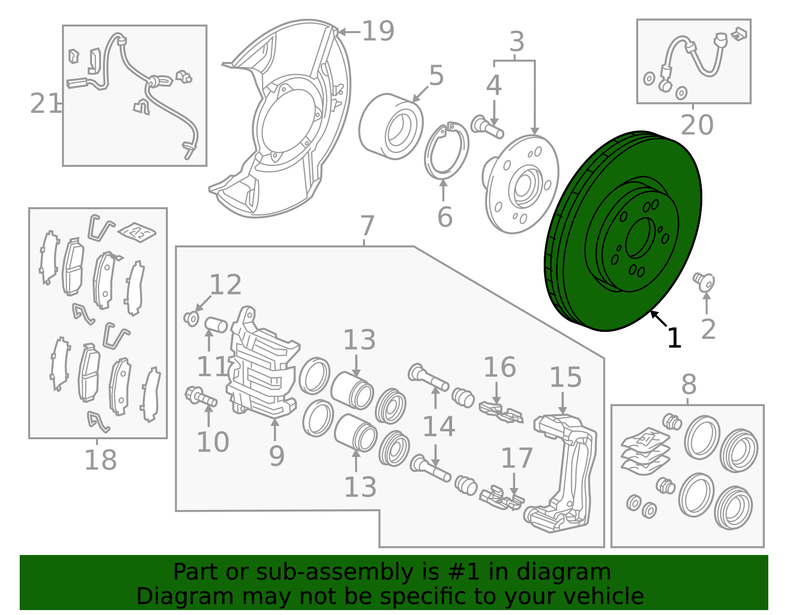 2019-2025 Acura RDX Rotor 45251-TJB-A02 | Acura Automotive Parts