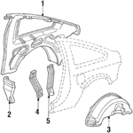 70570SB2300ZZ - Body: Inner Panel Assembly for Honda: Civic Image