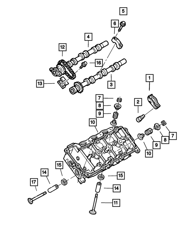 4663721 - Engine 2.7L Six Cylinder: Valve Spring Retainer for Mopar Image