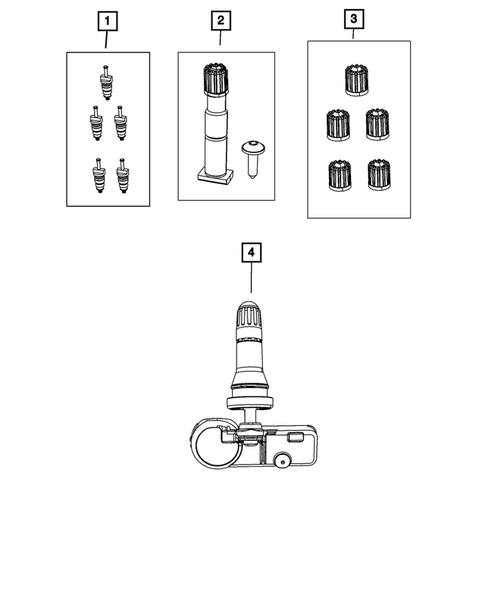 Tire Monitoring System for 2015 Jeep Wrangler #0