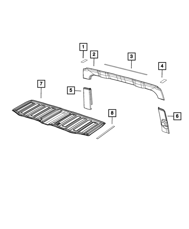 68318256AB - Interior Trim: Retainer for Mopar Image