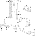 68245694AA - Suspension: Coil Spring for Mopar Image