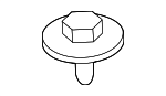 155305933 - Body: Grille Assembly Clip for Nissan Image