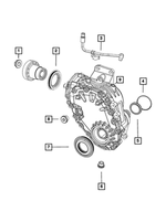 5134910AA - Power Transfer Unit; Transfer Case: Flange Nut for Mopar Image