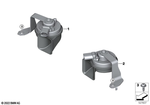 7119908698 - Vehicle Electrical System: Countersunk Screw for BMW Image