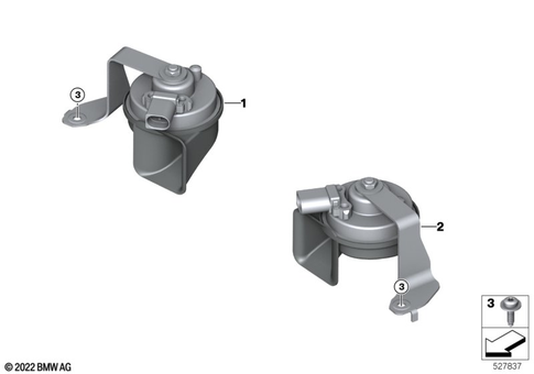 Horn for 2022 BMW XM Label #0