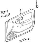 8095750J00 - : Emblem Bracket for Infiniti Image