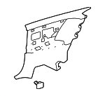 21669036549E38 - Body: Quarter Trim for Mercedes-Benz Image