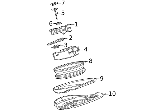 Jack & Components for 2020 Cadillac XT6 #0