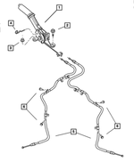 5290976AA - Parking Brake: Park Brake Lever for Mopar Image