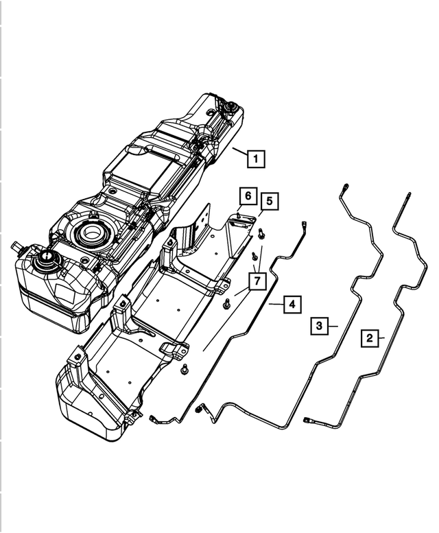 52126027AC - Fuel: Fuel Supply Tube for Mopar Image