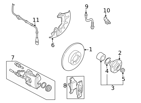 Front Brakes for 2003 Volkswagen Beetle #2