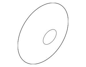 1J0615301P - Brakes: 1999-2008 Volkswagen - Disc Brake Rotor for Volkswagen: Beetle, Golf, GTI, Jetta Image